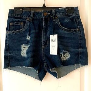 NWT Bluenotes High Rise Festival Shorts/Vintage Shortie